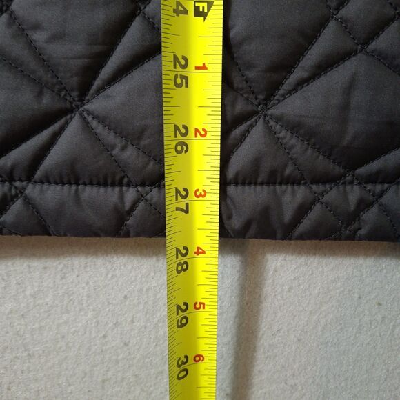 The North Face Kids Quilted Raincoat - Black with Purple Interior - Picture 8 of 9